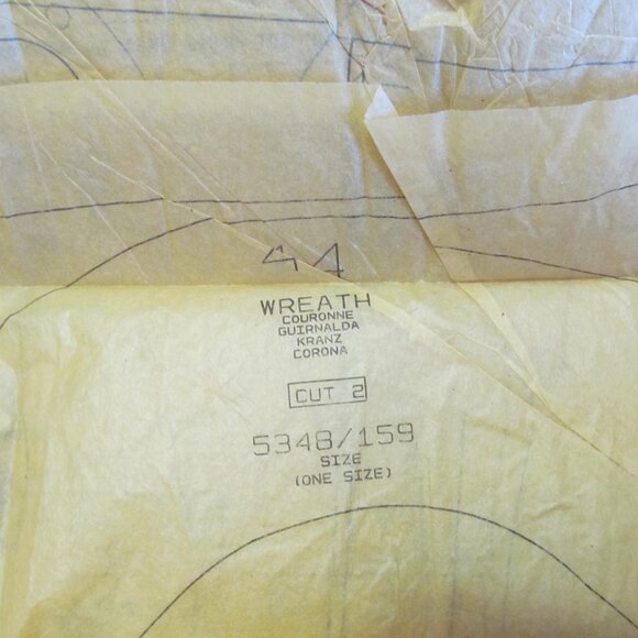 Vtg 1990s Butterick Sewing Craft Pattern 5348 Bunnies, Basket & Wreath UNCUT - Picture 8 of 12